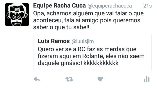 equiperachacuca's tweet photo. Poxa vida o amigo excluiu o Twitter!!mas tenho print pra galera ver. .. https://t.co/ZnA0Pm0rV3