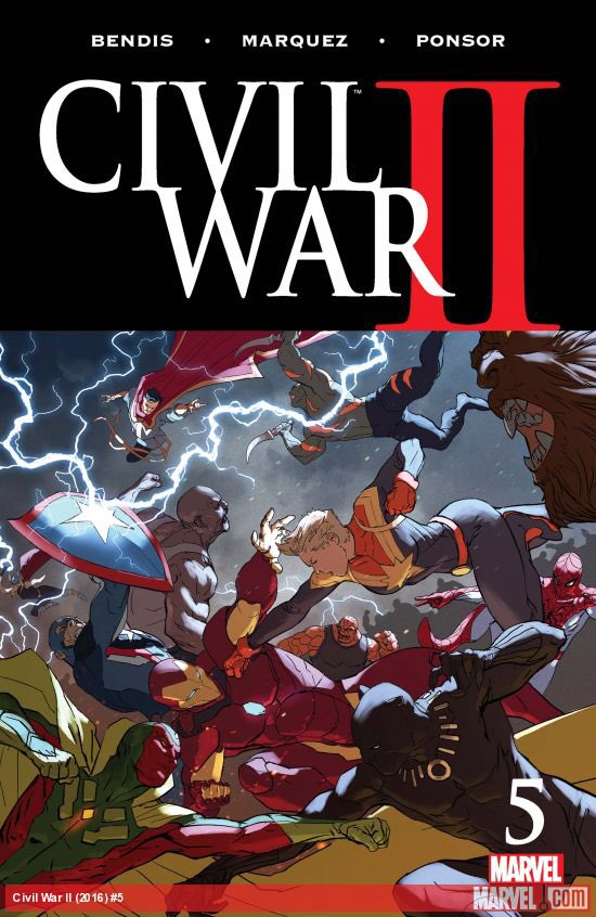 CaptMarvelNews's tweet photo. #CivilWarII #5 is out next Wednesday! #CaptainMarvel vs #IronMan https://t.co/rBtoLaRNQX