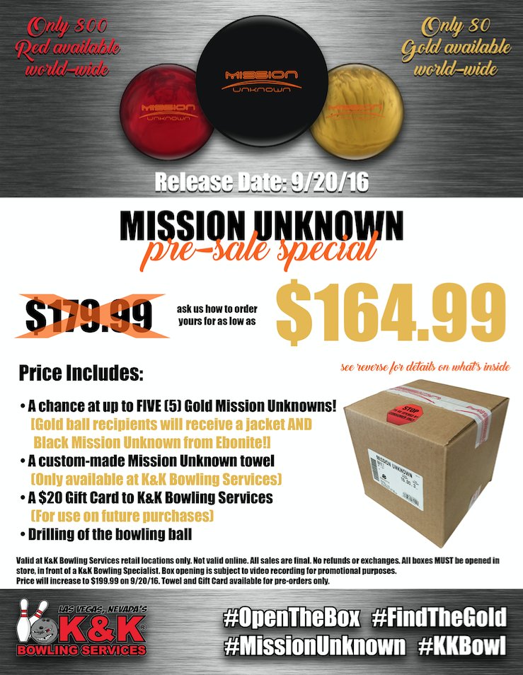 Have you seen our <a href="/EboniteBowling/">𝙀𝙗𝙤𝙣𝙞𝙩𝙚 𝘽𝙤𝙬𝙡𝙞𝙣𝙜</a> #MissionUnknown special? #KKBowl #OpenTheBox #FindTheGold