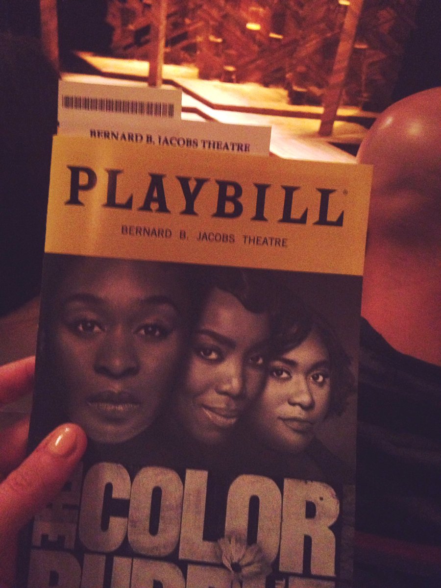 My heart is so full right now. <a href="/BwayColorPurple/">The Color Purple</a> was incredible last night. All over body chills #nyc #broadway