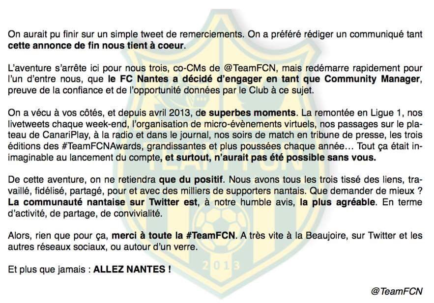 #TeamFCN Officiel tweet media