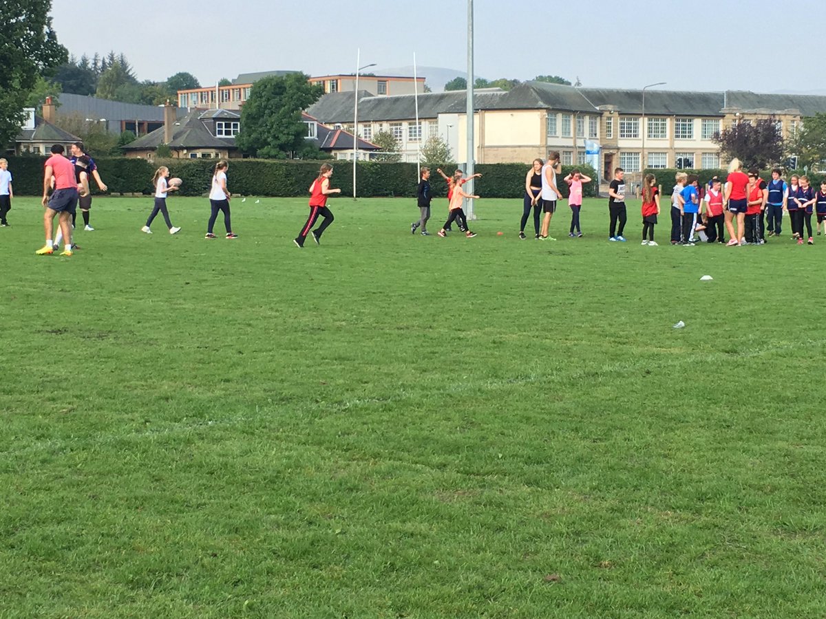 More fun in the afternoon with our associated primary's P6&amp;7s joining us <a href="/PenicuikHS/">Penicuik High School</a> for our Big Day #PRIDE