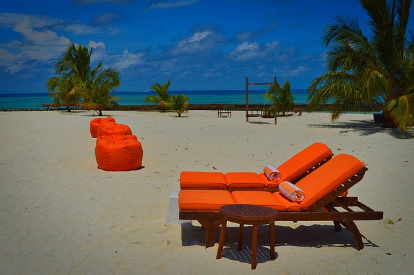 wellnessestelle's tweet photo. New artwork for sale! - "Orange Sun Loungers on Beach" - https://t.co/dP20CBUxl1 @fineartamerica https://t.co/HbrUTQnGcQ