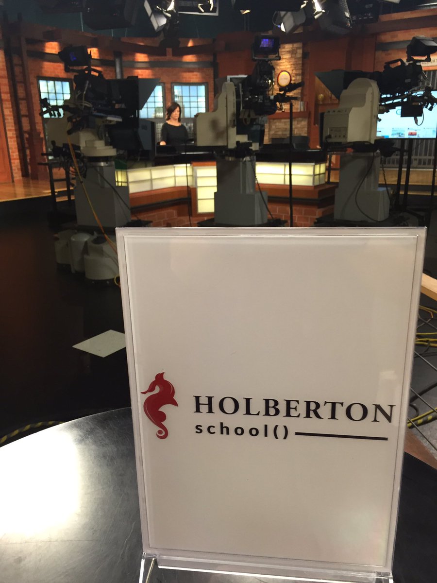 holbertonschool's tweet photo. .@holbertonschool about to go live on @GoodDaySac w/ @TinaMacuha https://t.co/4DA2ykBfXG