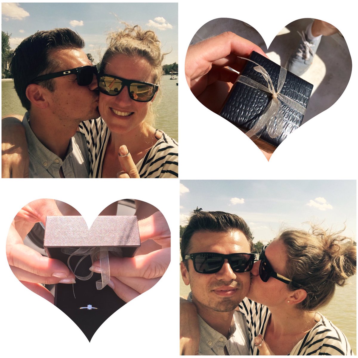 Vera_Koedooder's tweet photo. #TBT to last Monday in Madrid...Our most romantic moment from the past 9,5 years...💍❤️🚣😊 I said YES. #Engaged #Happy https://t.co/wDMmMSRiuQ