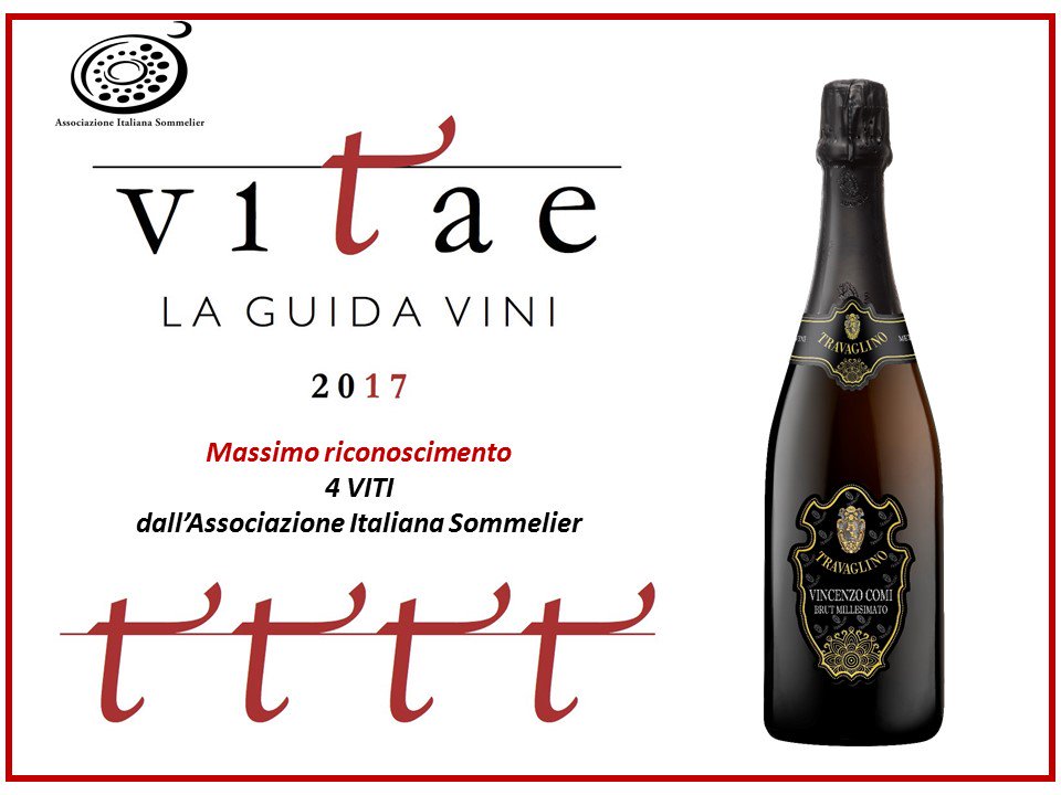 Travaglinovini's tweet photo. VINCENZO COMI 2008 massimo riconoscimento delle 4 VITI dalla Guida VITAE dell'Ais! #travaglino #4viti #vitae16 #ais https://t.co/NH6G6njRSi