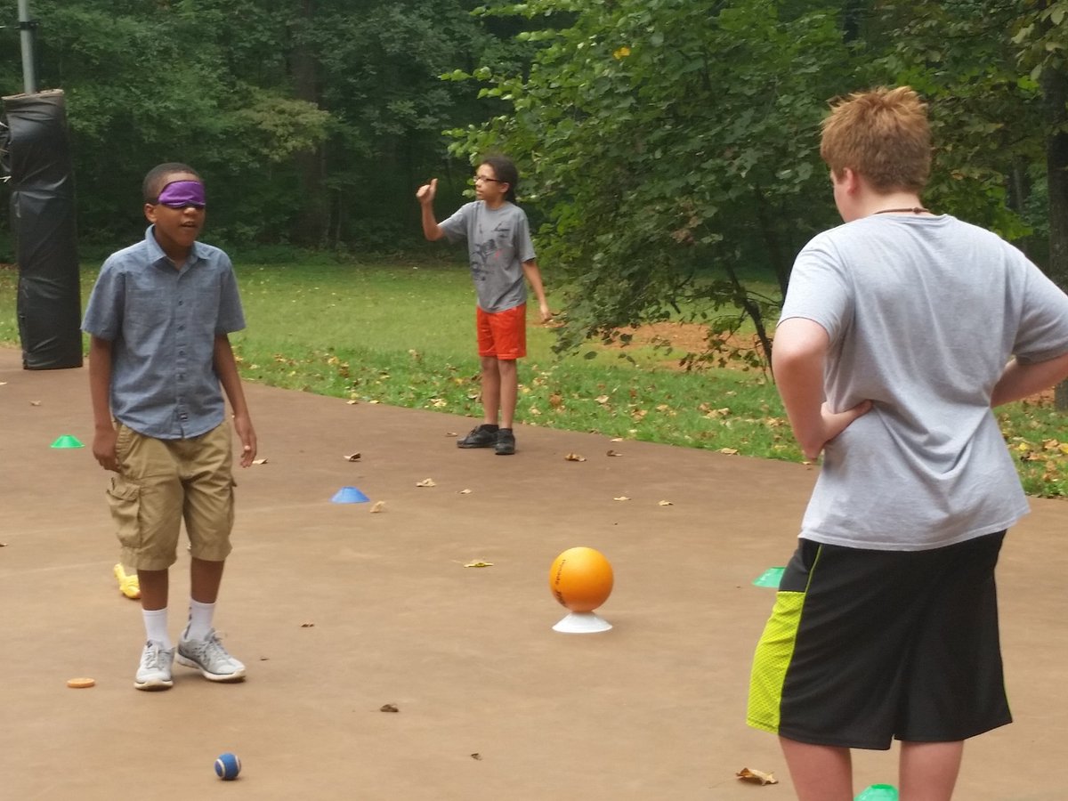 TheScienceQuo's tweet photo. Landmines blind walk #acps #pammoran #tripleccamp https://t.co/2rMqRb5UHT