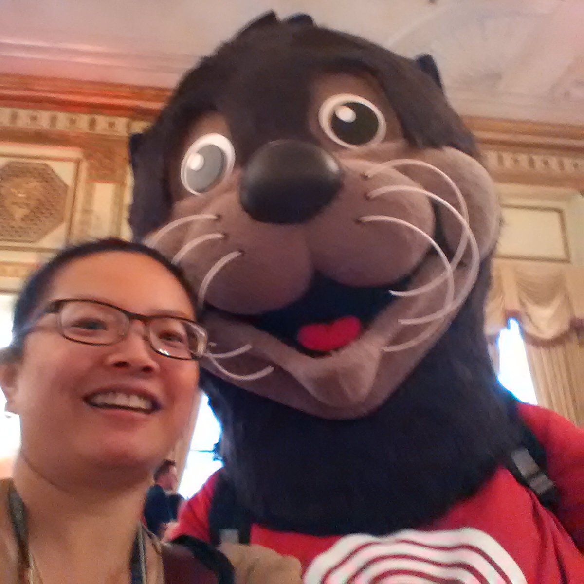 amfriesen1's tweet photo. Not 1 for selfies except for some #contest @uwlm #revup2016 seymour sea otter - @FairmontVan #vancouver - great food https://t.co/IISkJKqd7w