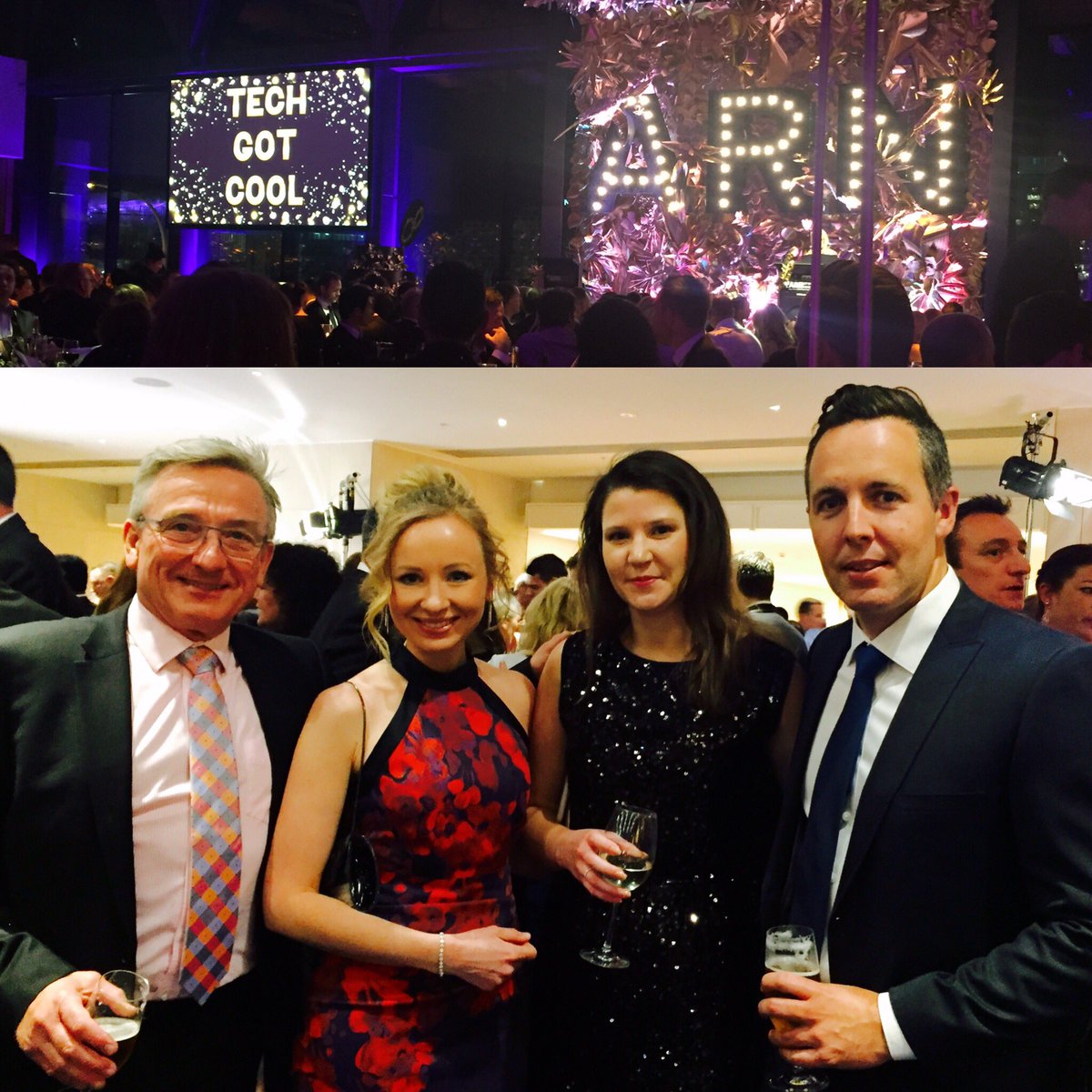 VMAnastasia's tweet photo. "Tech Got Cool!" at #ARNAwards tonight! #Veeam #Finalst https://t.co/cMaXbgcwEZ