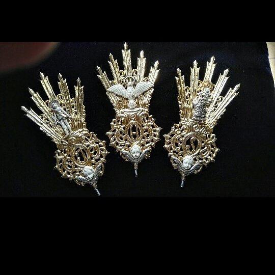 Nuevo juego de potencias que estrenará la imagen de Ntro.Padre Jesús de la Bendición el próximo Sábado de Pasión .