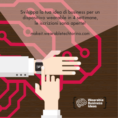 jetopteam's tweet photo. Vuoi realizzare un'idea?
Iscriviti al nostro contest e #MakeItWearable!

#WBI16 #WTTorino

https://t.co/LuHEO6zBML https://t.co/qU4N7zcq9L