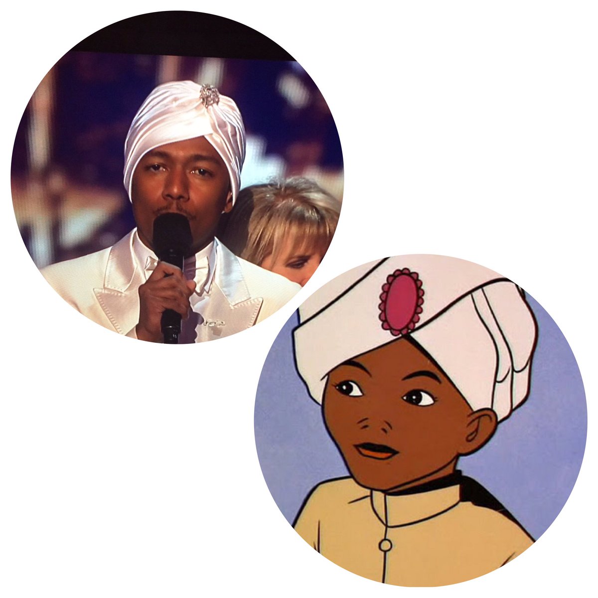 41Sections's tweet photo. Happy to see Hadji still has enough star power to host a show. #NickCannon #NickCannonTurban#Hadji #JonnyQuest #AGT https://t.co/tsyy6H7mF0