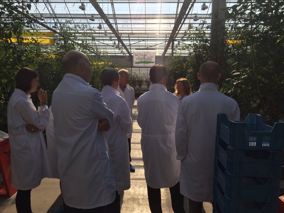 Rondleiding door <a href="/TomatoworldNL/">Tomatoworld</a> met collega's van <a href="/BatenburgNV/">Batenburg Techniek</a>. Onze klimaatcomputer in de kas aanschouwen.