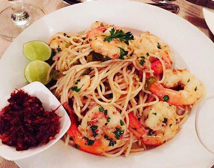 the355group's tweet photo. 355's Prawn Aioli Pasta. Just delicious #lagos #abuja #restaurant #lounge #pasta #nigeria https://t.co/RJ65ayS9f1