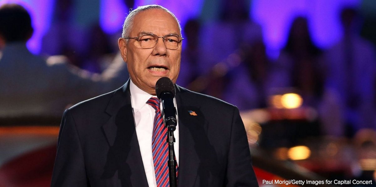 GMA's tweet photo. Colin Powell's hacked emails show he called Trump "a national disgrace" and Clinton "greedy" https://t.co/QlYnP1iscS https://t.co/MUHiqhJgcK