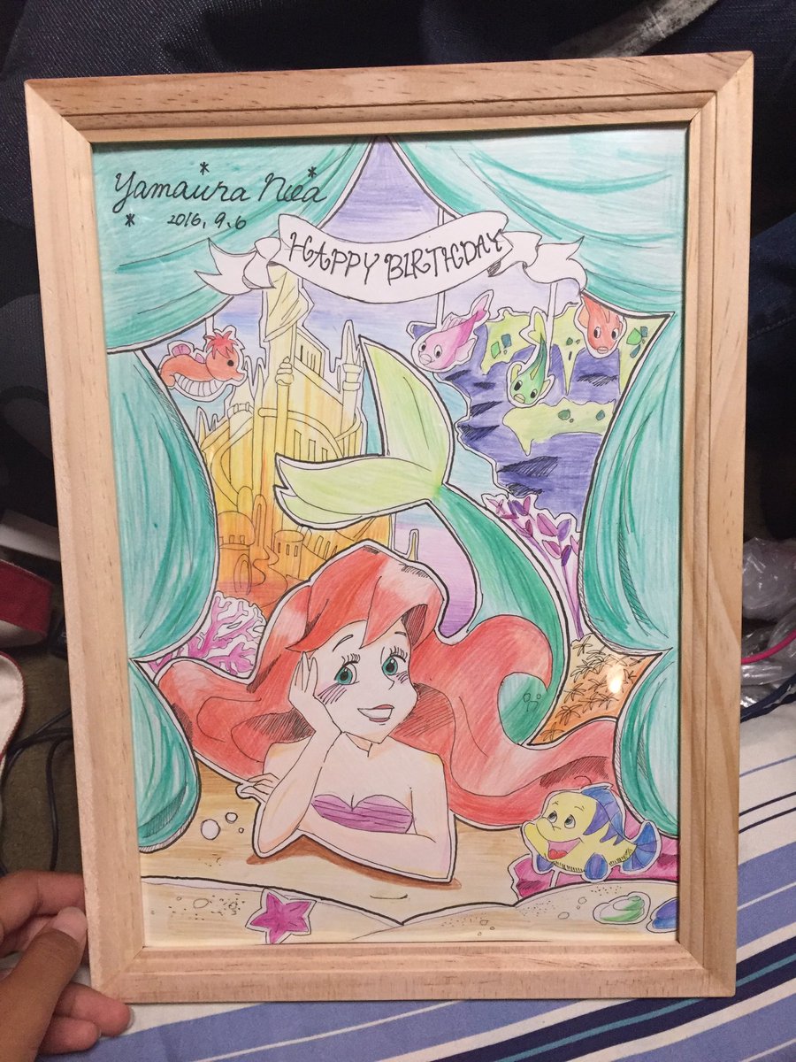 ぽっぽ これ結構前だけど友達の誕生日プレゼントに描いてあげたやつ やっぱりdisneyprincessはいいね ディズニー好きと繋がりたい ディズニー