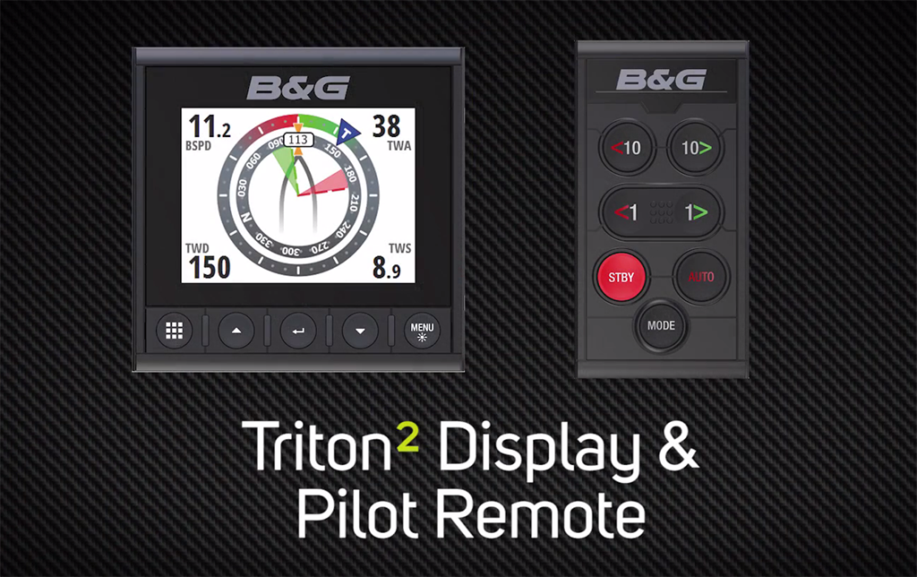 BandG_Sailing's tweet photo. The new B&amp;G Triton² colour display and pilot remote designed specifically for sailors https://t.co/L2kjQeZbAO https://t.co/ine7X3HTBj