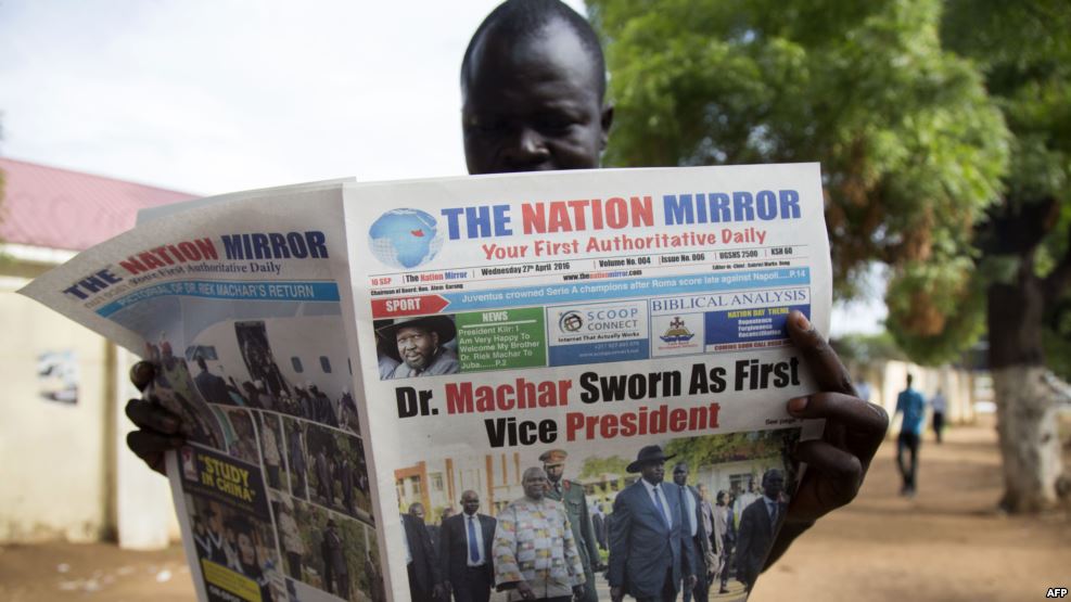 nigrizia's tweet photo. #SudSudan:Chiuso #giornale #indipendente. #NationMirror #Juba #Kiir #Machar #Libertàdistampa
https://t.co/TW4q0DhjKa https://t.co/Nz6HfwYLOy