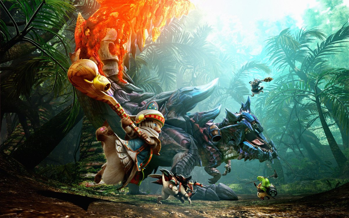 Muliogamer's tweet photo. @AlfaBetaJuega #juegoarolen3DS sobre todo Monster Hunter es el que me enganchó,... y ahora a por Dragon Quest VII ;) https://t.co/eDChxDQULK