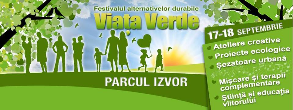 În acest weekend participăm la festivalul eco "Viaţa Verde", Parcul Izvor din Bucureşti #ComeAndMakeEveryCanCount