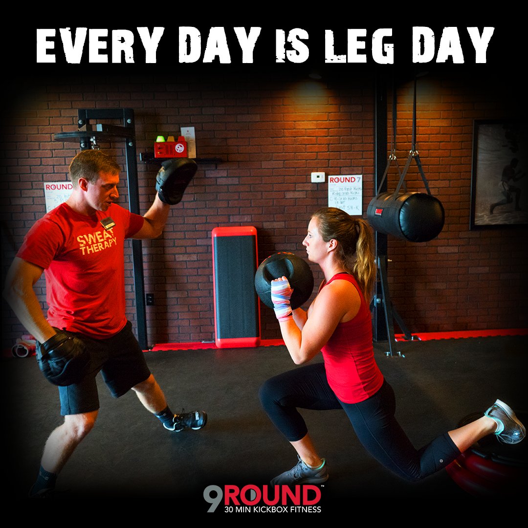 9RoundPP's tweet photo. Every day is leg day at 9Round... and arms, back, chest, and abs. https://t.co/tJcKxxc1va