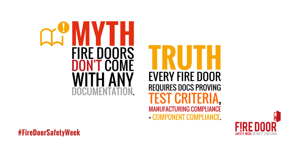 FDSafetyWeek's tweet photo. Have you heard anyone try and use this #firedoormyth? https://t.co/jDoG3sKBqn