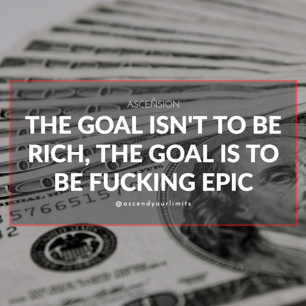 TheCJStubbs's tweet photo. BE EPIC and get paid for doing what you love. That is the goal. Money is just the result. https://t.co/GpCWPUvW3N