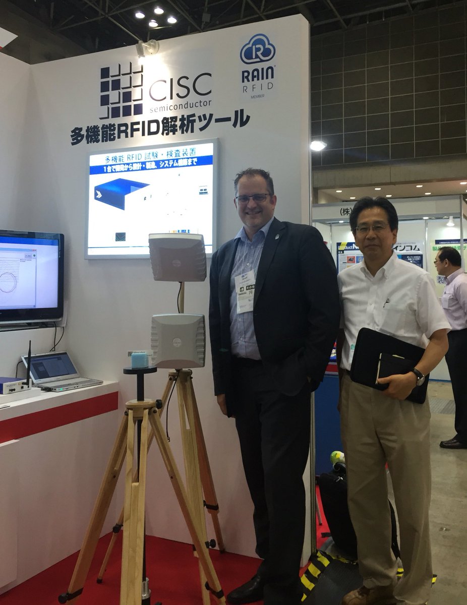_CISC_'s tweet photo. @_CISC_ partner SilenceNet is showing CISC @RAINRFID Xplorer test equipment on Auto ID exhibition in Tokyo https://t.co/CJEBXsp8ad