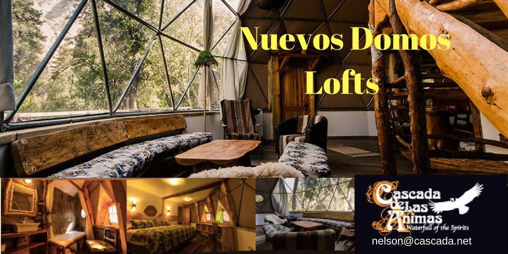 CascadaAnimas's tweet photo. Te invitamos a conocer nuestros Domos Lofts , un concepto nuevo en decoración y arquitectura https://t.co/BNFwZtQf5f