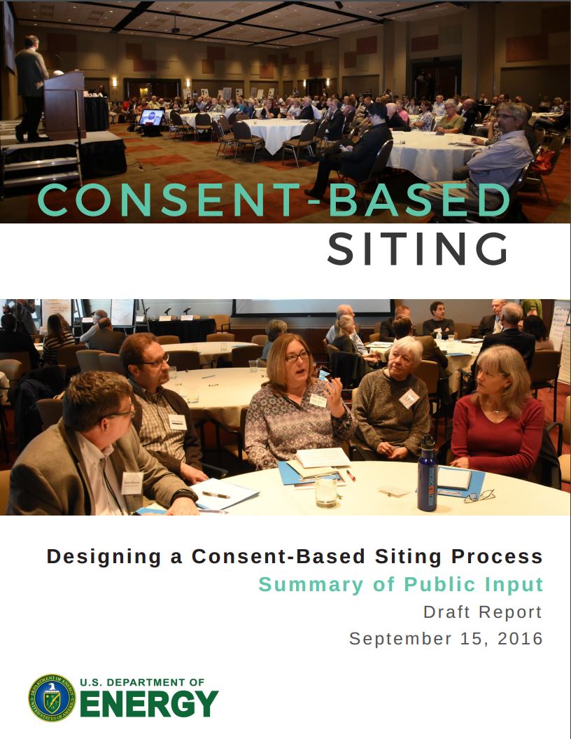 TimothyAFrazier's tweet image. .@ENERGY's draft summary of #consentbased siting input for public comment energy.gov/ne/downloads/d… #nuclearwaste