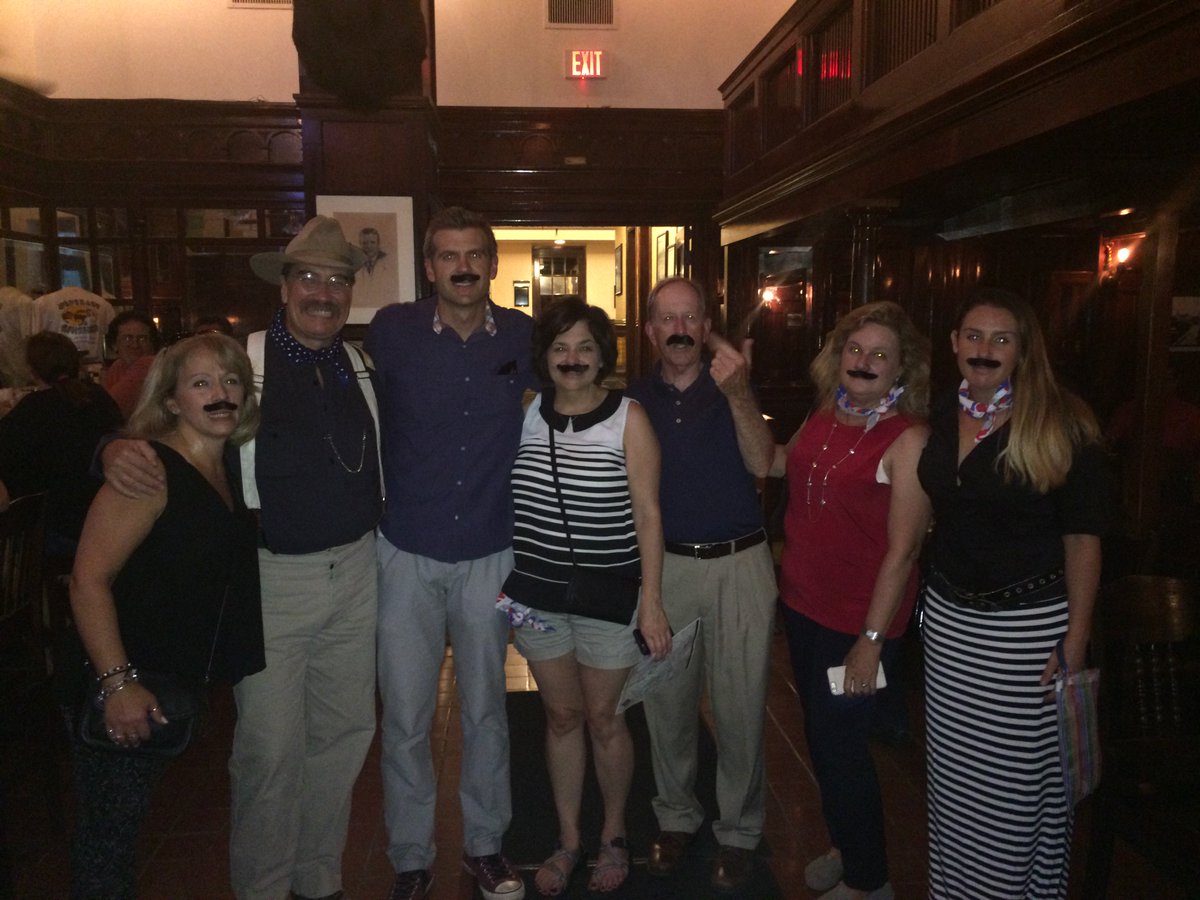 RodgKay's tweet photo. Even though we lost, team #Patriots had a blast pretending to be Rough Riders during the scavenger hunt! @NAMSAPorg https://t.co/Aw4X7dxZN4