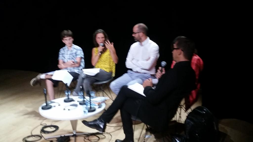 Sebastien_Kopp's tweet photo. @Quitt3rie et Lucas (16ans) parlent de #MAVOIX au #LHFORUM2016 : choisir ou subir ? https://t.co/YwytSvpT4i