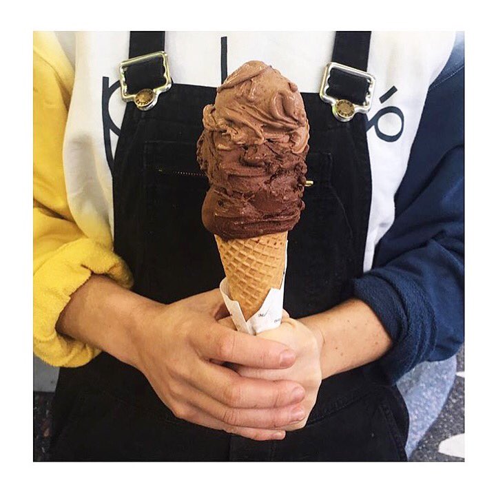 Our three collaborative chocolate gelato flavours are now available at both Pidapipo stores #deathbychocolate