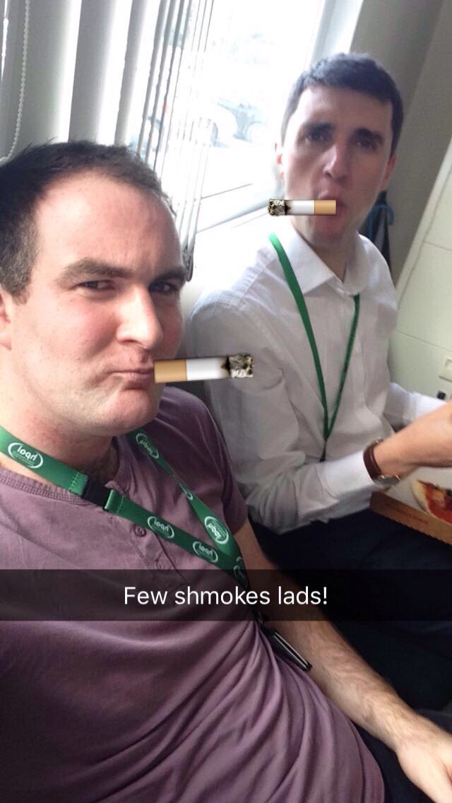 TheCourgettes's tweet photo. Keeping it classy in work @DermotTodayFM and @DaveTodayFM #fagsarentreal https://t.co/sAgIcUgoL3