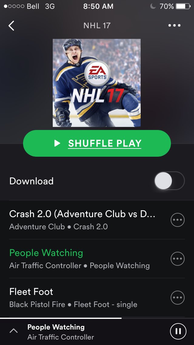 EvanLongmire46's tweet photo. When you love NHL17 so much that you listen to the whole soundtrack at work #chellife https://t.co/PWssjHSMvm
