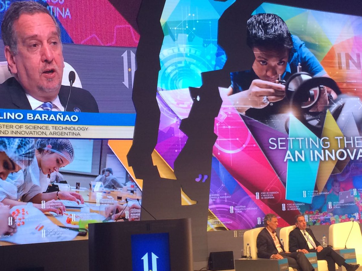"La Argentina puede ser una especie de Silicon Valley en cuanto a biotecnología" Lino Barañao @Min_Ciencia
