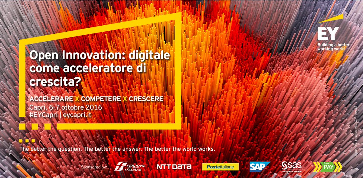 EY_Italy's tweet photo. #digitale come acceleratore della cultura dell’innovazione_ne parliamo a #EYCapri il 6-7/10 https://t.co/H1syVzh7LB https://t.co/4Qh7eDAQq0