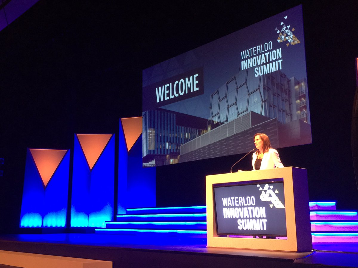hwayyad's tweet photo. @AmandaLang kicks off WIS "Innovation is about collaboration more than anything" #WINS16 #TOWRCorridor https://t.co/j7HqgySZBh