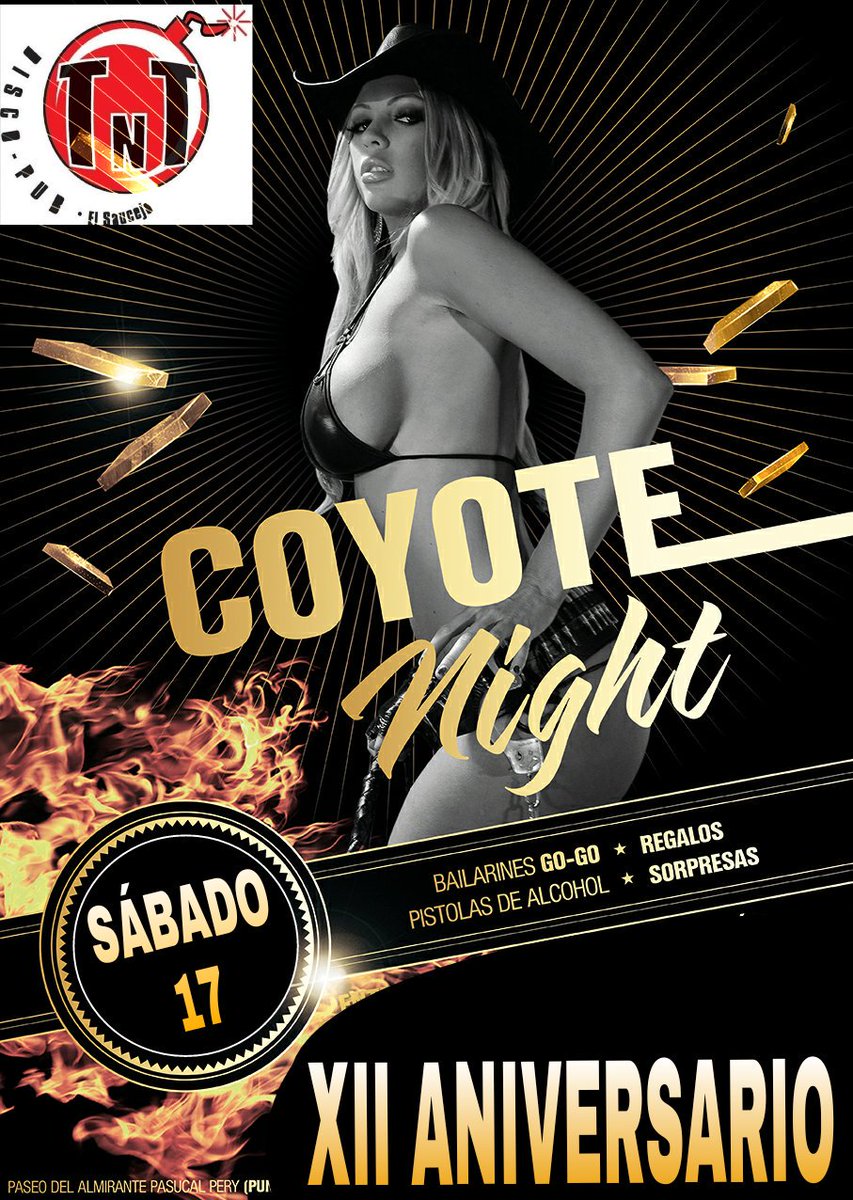 pubtnt's tweet photo. XII ANIVERSARIO 

DISCO-PUB TNT https://t.co/hstK6EArpx