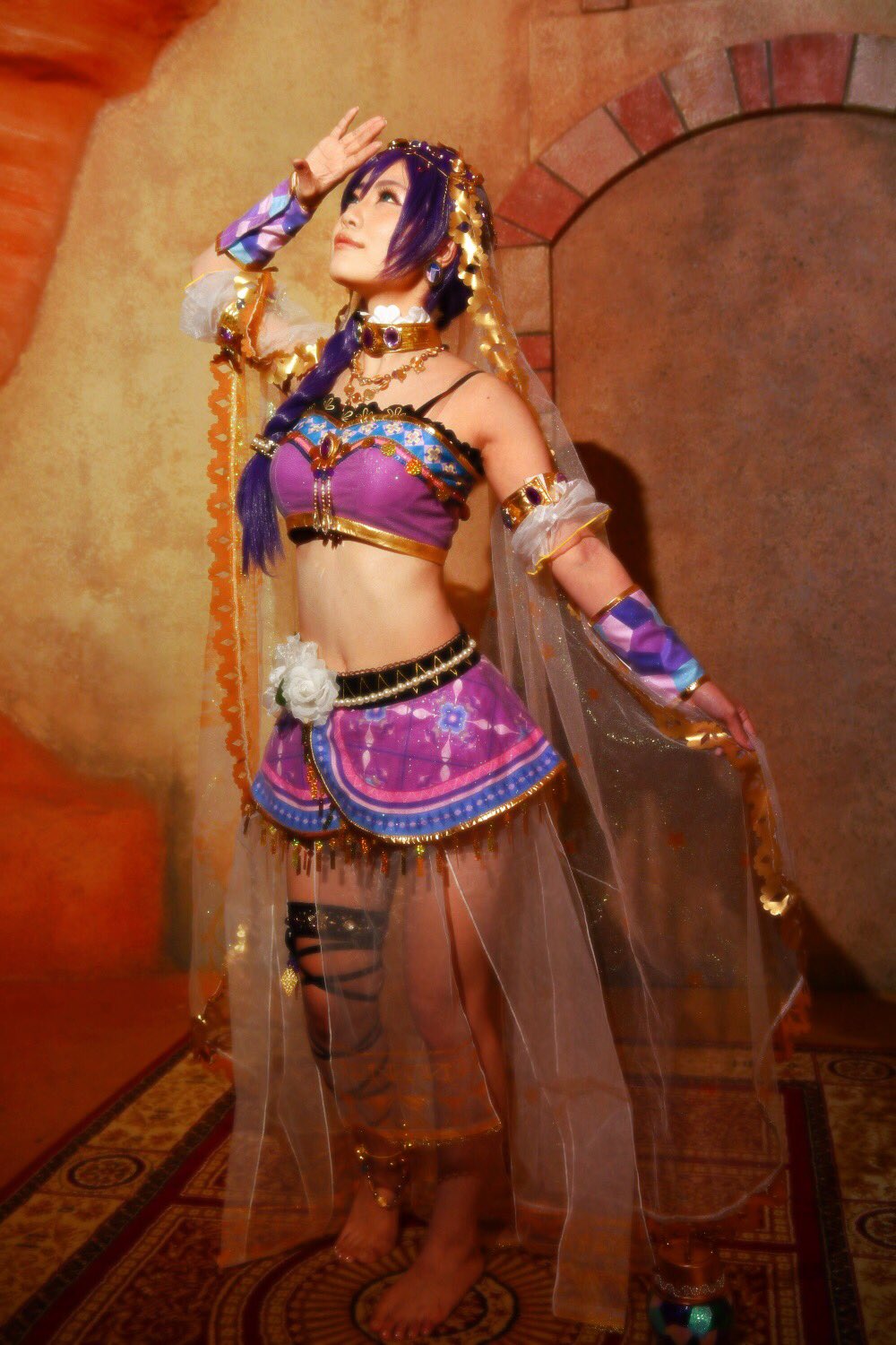 東條希 踊り子 衣装 コスプレ ラブライブ