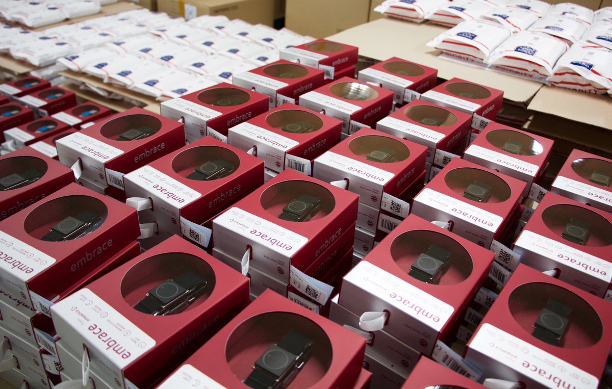 empatica's tweet image. Meanwhile in Seoul… New batches of #Embrace are ready to leave our production base! And the operations continue :)