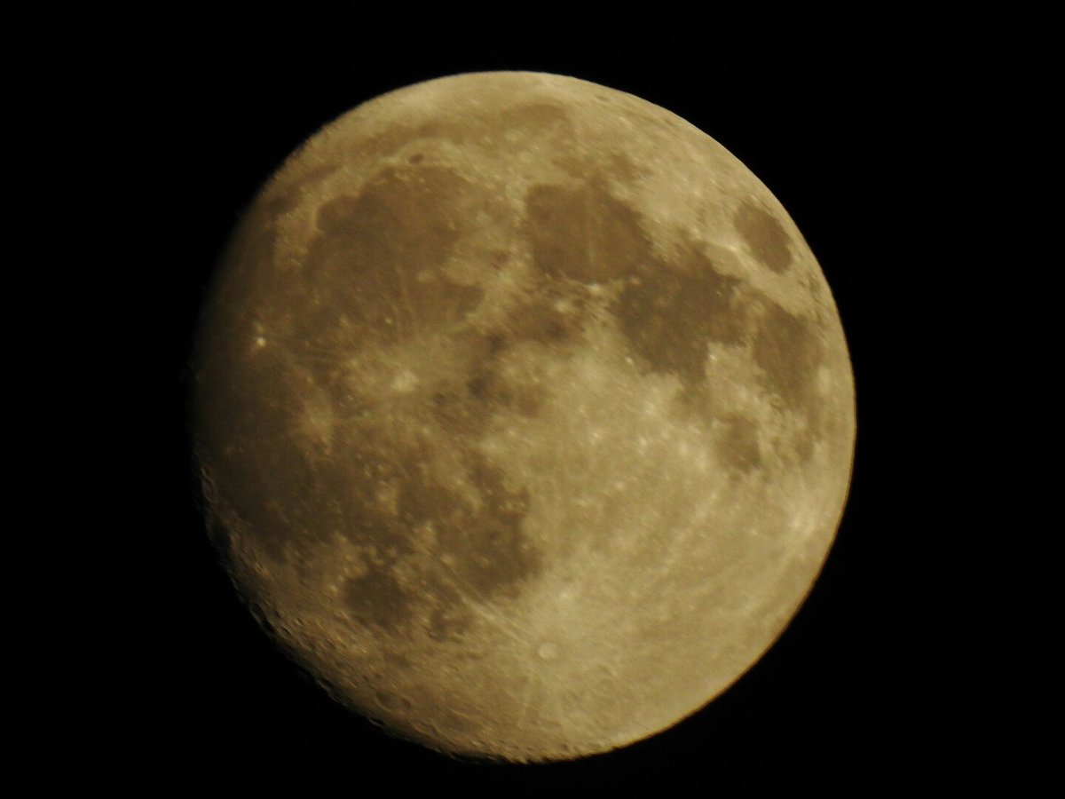 MiOSReport's tweet photo. Wednesday night Harvest Moon! https://t.co/kUitE8mK0l