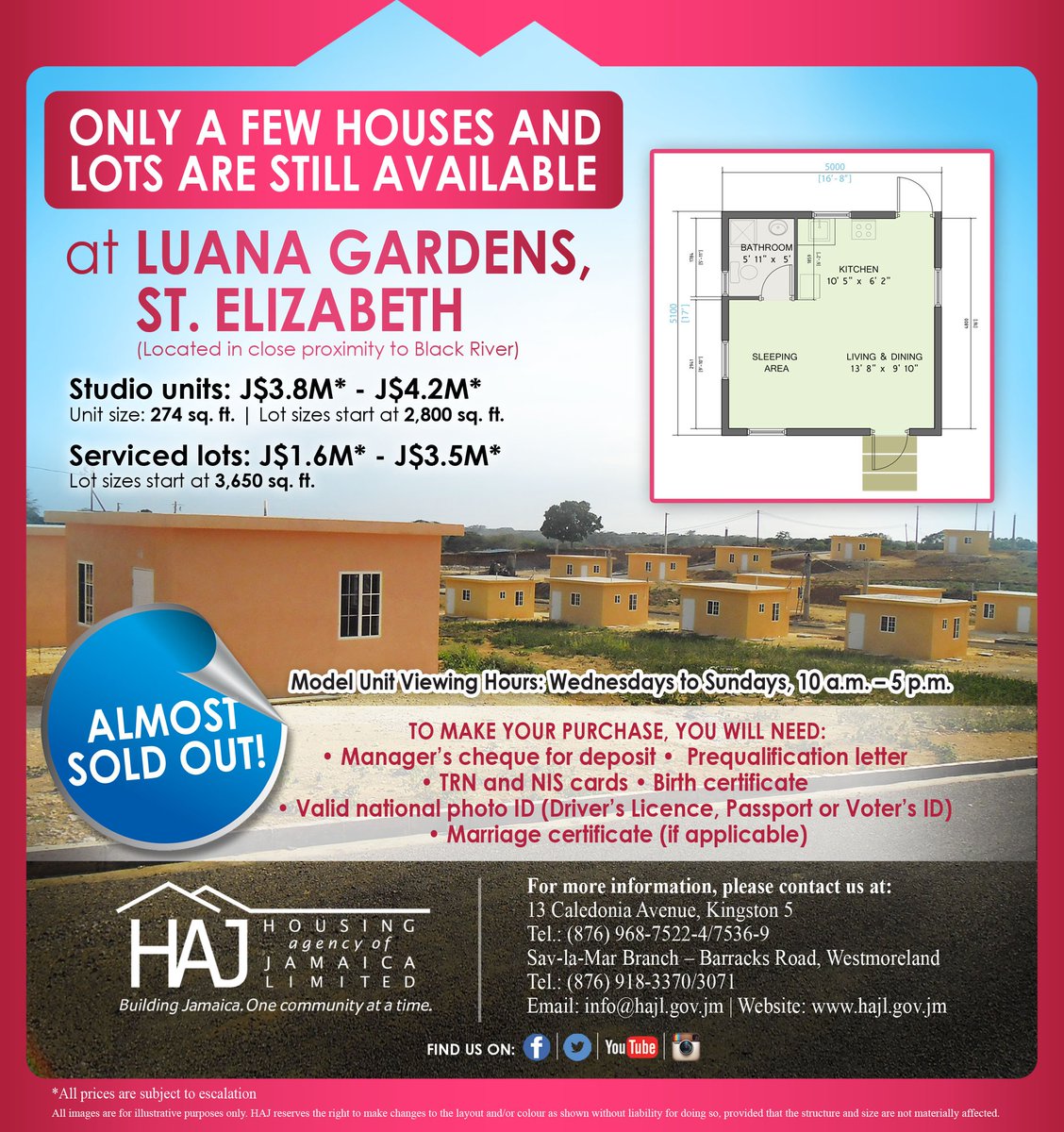 Housing Agency Of Ja On Twitter Only A Few Units Available For