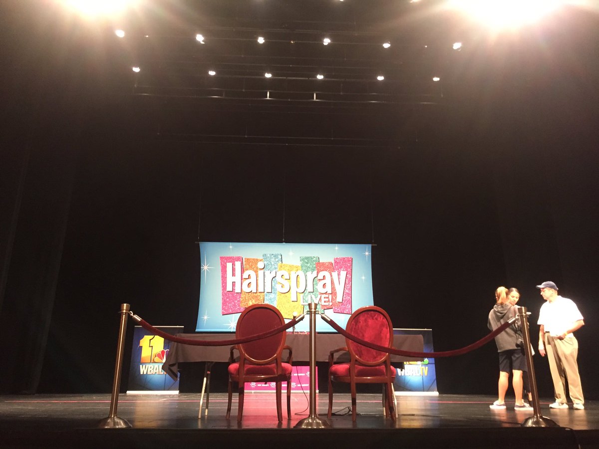 Soooooo excited!! #HairsprayLive #HairsprayBaltimore