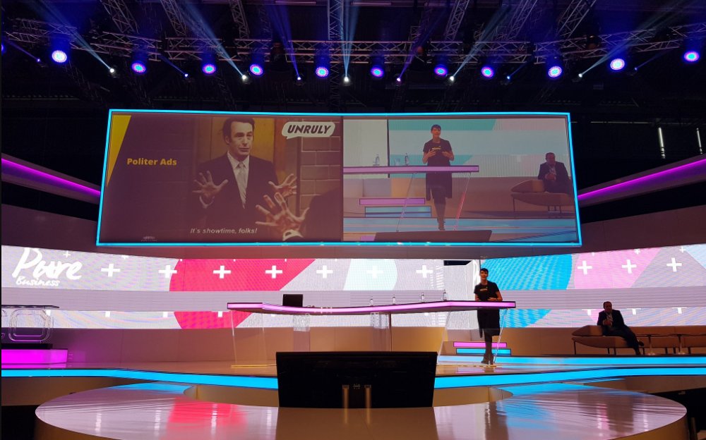 unrulyco's tweet photo. Unruly CO-CEO is currently sharing her predictions for the future of advertising at #DMEXCO https://t.co/r90yRkZJBQ https://t.co/aUVX9spiLR