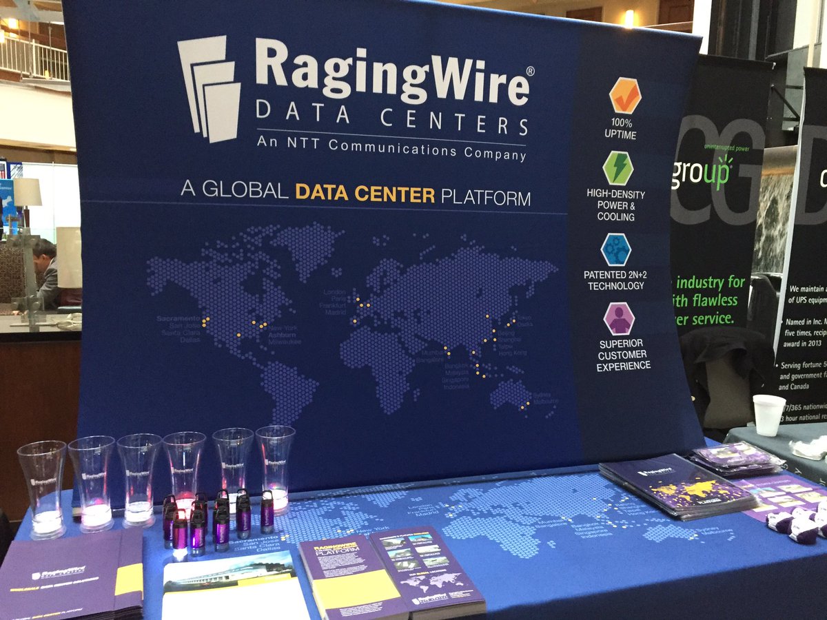NTT_GlobalDC_US's tweet photo. Meet RagingWire @CapRateEvents #dcdc2016 https://t.co/QqIMp00Bd8