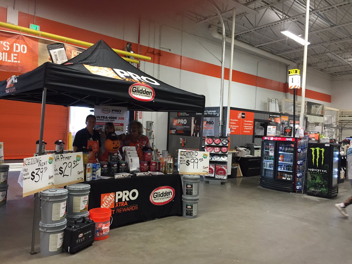 joann_geltman's tweet photo. #Gliddenpaint is ready for PRO DAY at #homedepot. https://t.co/g26UOFWqxF