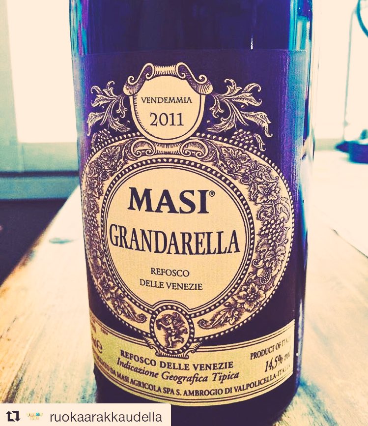 MasiWines's tweet photo. Enjoy it, cheers! #Repost @ruokaarakkaudella It arrived.. straight from Italy. #masi #grandarella #best #wine https://t.co/6Xn2b9a9Ga