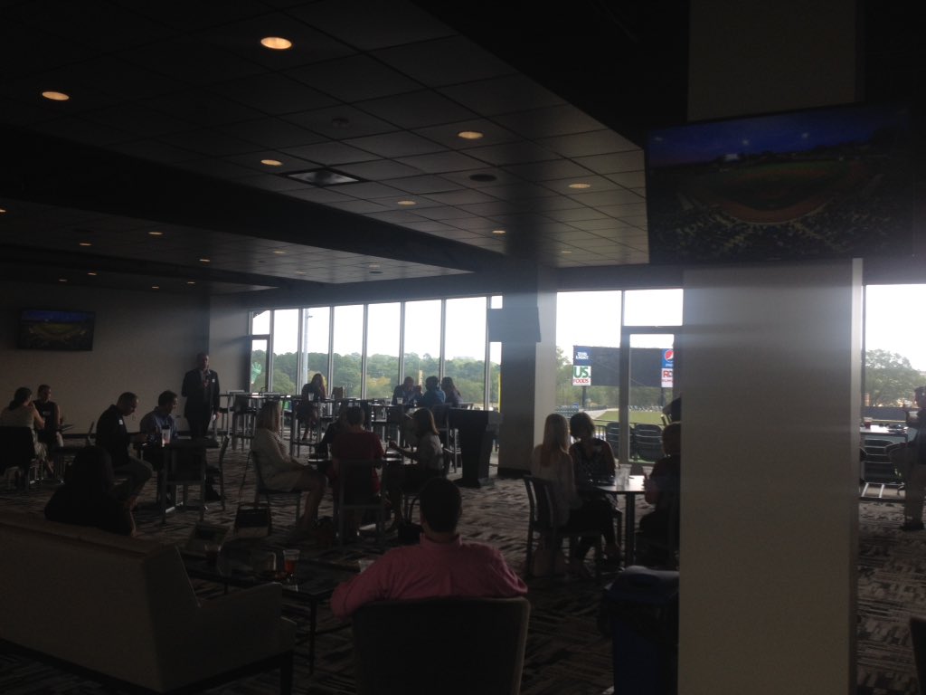 willweatherly's tweet photo. Great view from @colafireflies club suites at @AMAColumbia luncheon on branding the team https://t.co/rbyTfcyqnY