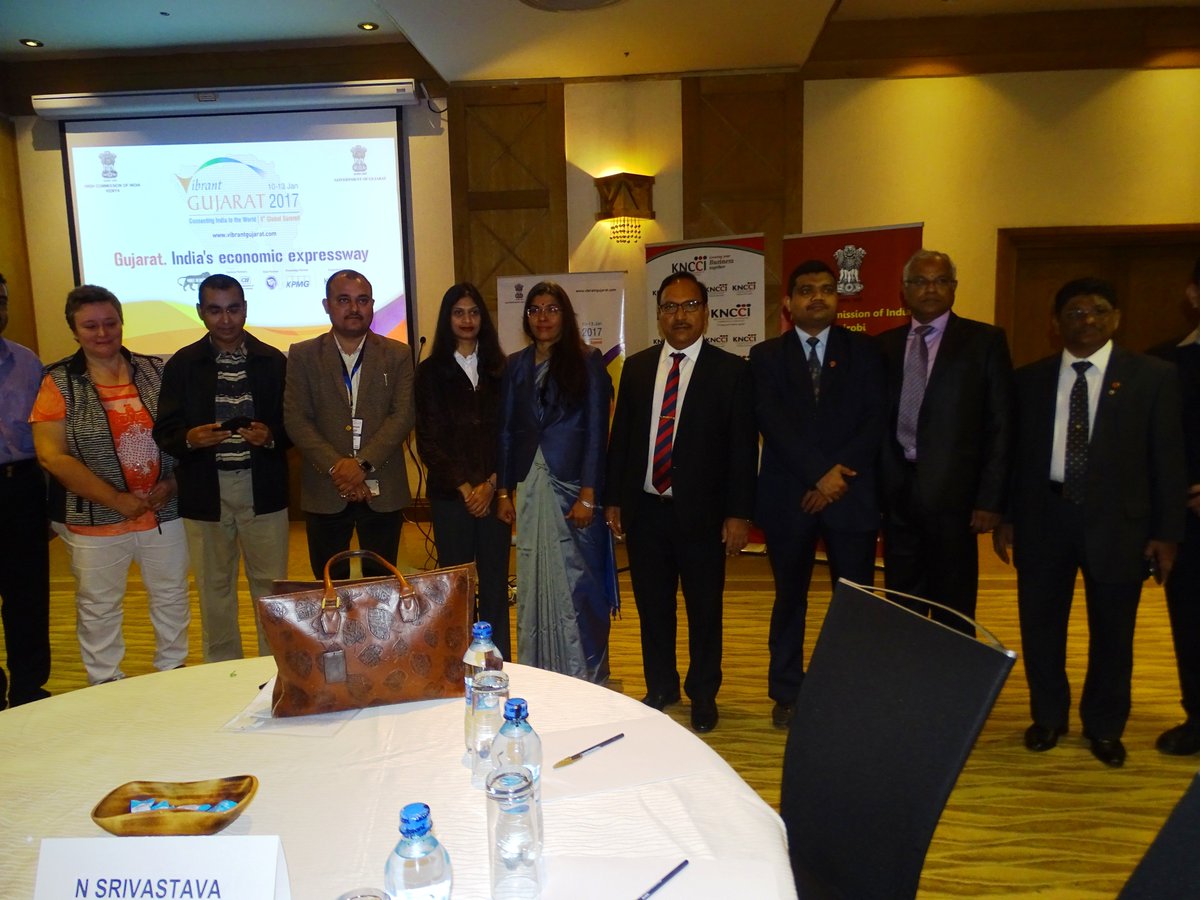 IndiainKenya's tweet photo. ‘Vibrant Gujarat’ Roadshow in Nairobi
https://t.co/ZBn5SHgVYv
#IndiainKenya #IndiaKenya #VibrantGujarat https://t.co/xCu0m2TfD5